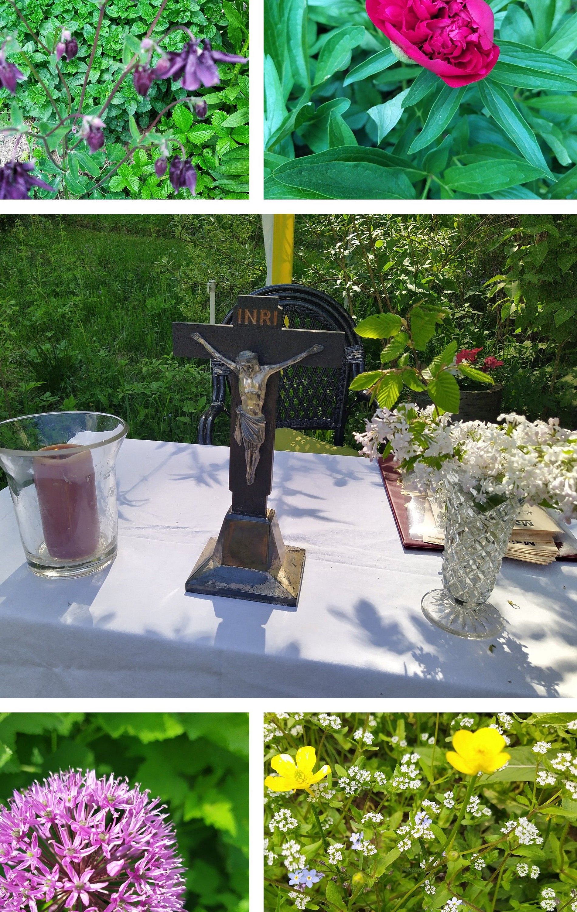 Collage Garten